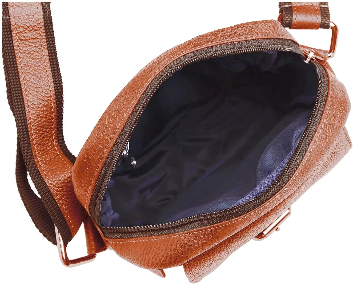 WILDHORN® Original Leather 9 inch Sling Bag for Men I Multipurpose Crossbody Bag I DIMENSION: L- 8 inch H- 9 inch W- 3 inch