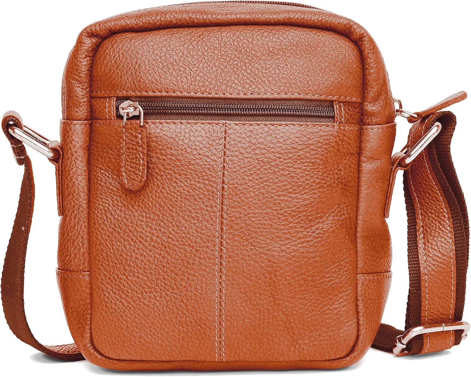 WILDHORN® Original Leather 9 inch Sling Bag for Men I Multipurpose Crossbody Bag I DIMENSION: L- 8 inch H- 9 inch W- 3 inch