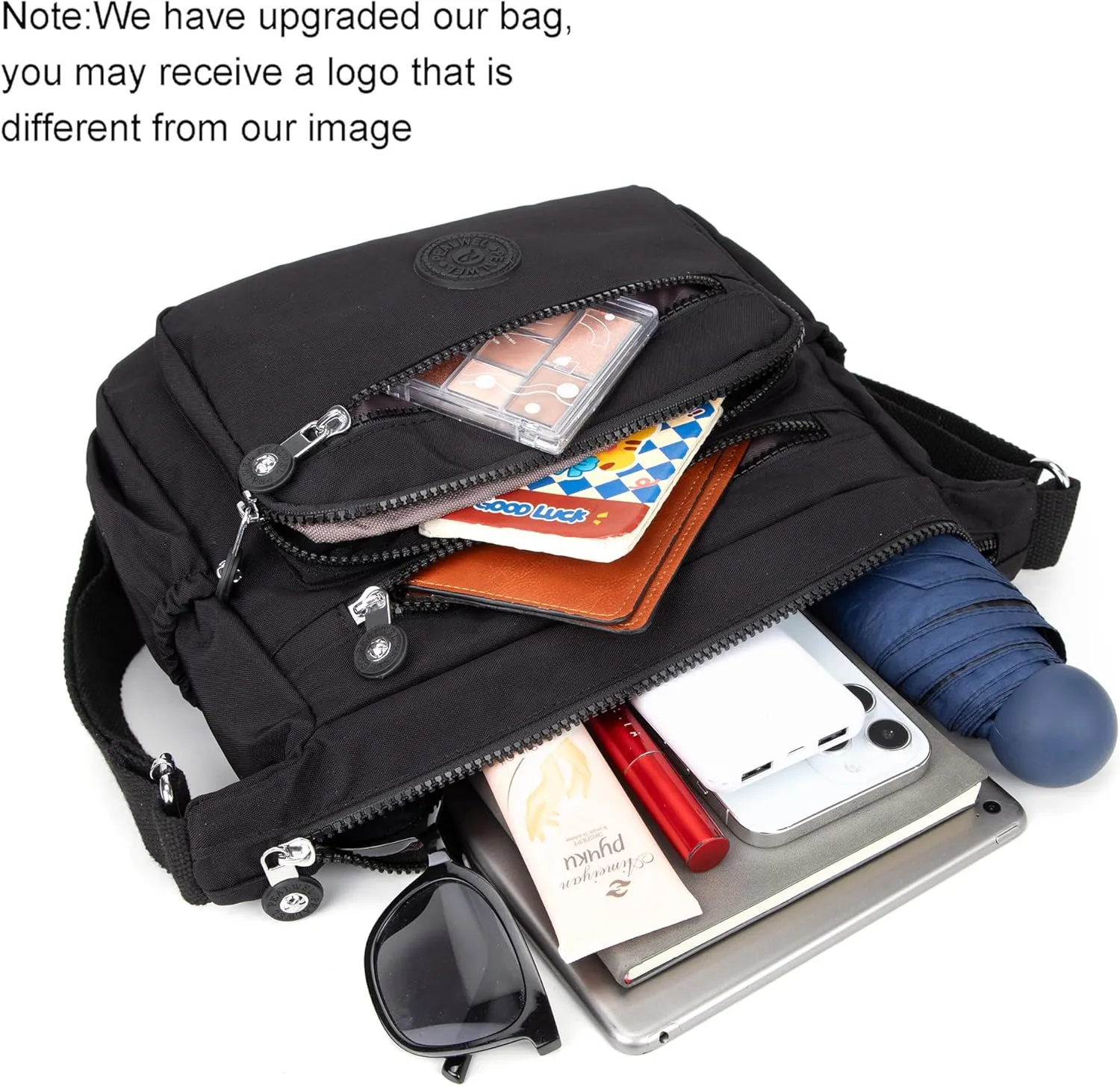 Women Shoulder Handbag Roomy Multiple Pockets Bag Ladies Crossbody Purse Tote Top Handle Satchel