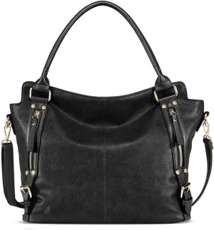 Women Top Handle Satchel Leather Handbag And Purse Shoulder Bag Big Tote
