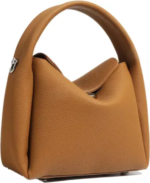 Women Top Handle shoulder bag,soft cowhide purse with Detachable Strap,Retro Classic Clutch Hobo,Cute Crossbody Bags