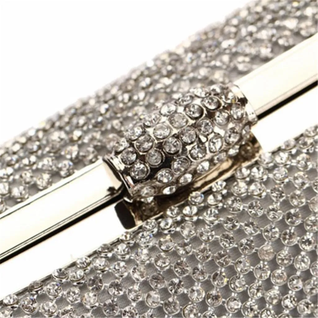 Women's Bag Handheld Women's Bag Inlaid with Diamonds Dinner Bag Banquet Party Bag