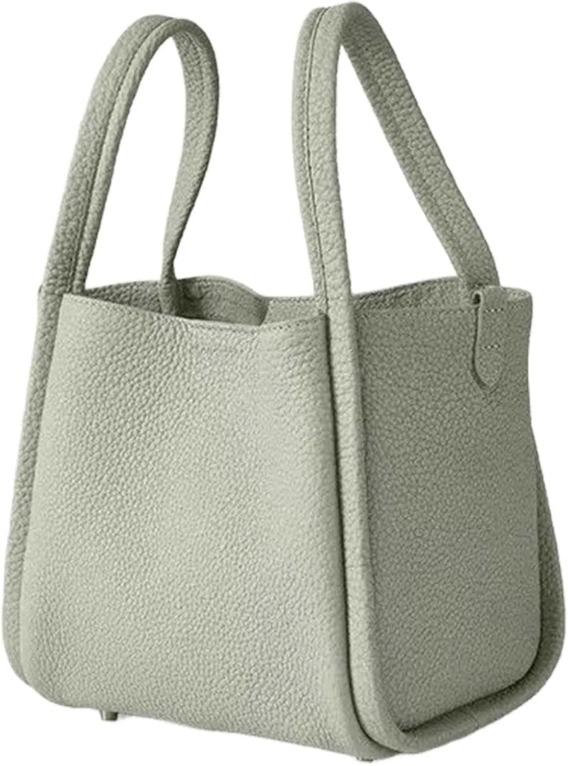 Women's Classic Design Luxury Leather Bag Soft Handbag Fashion Multi functional Bucket Bag Elegant Handbag