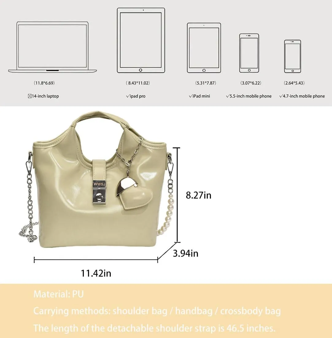 Women’s Detachable Strap Handbag – Versatile Purse, Stylish Shoulder Bag with Multiple Carrying Ways