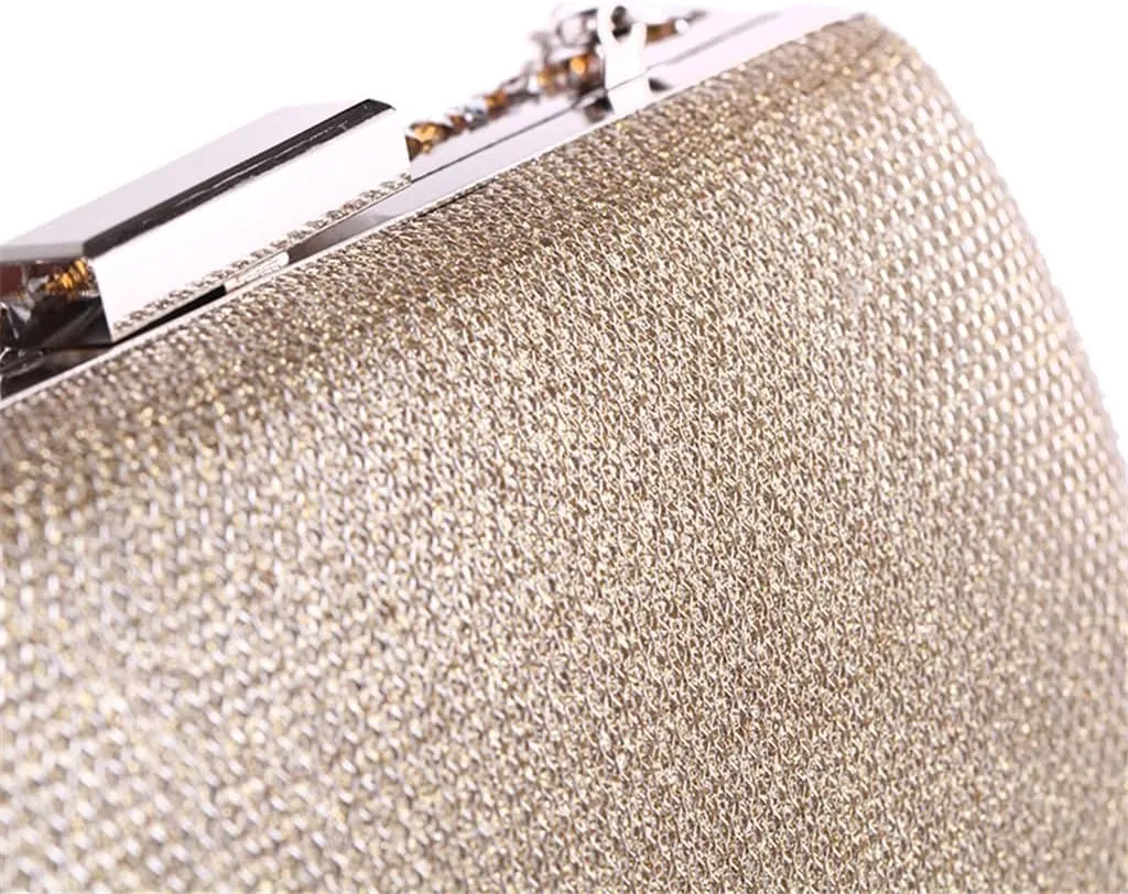 Women's Evening Bag Hot Drilling Clutch Bag Hard Case Small Square Bag Ladies Dress Bag