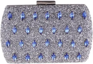 Women's Evening Bag Hot Drilling Clutch Bag Hard Case Small Square Bag Ladies Dress Bag