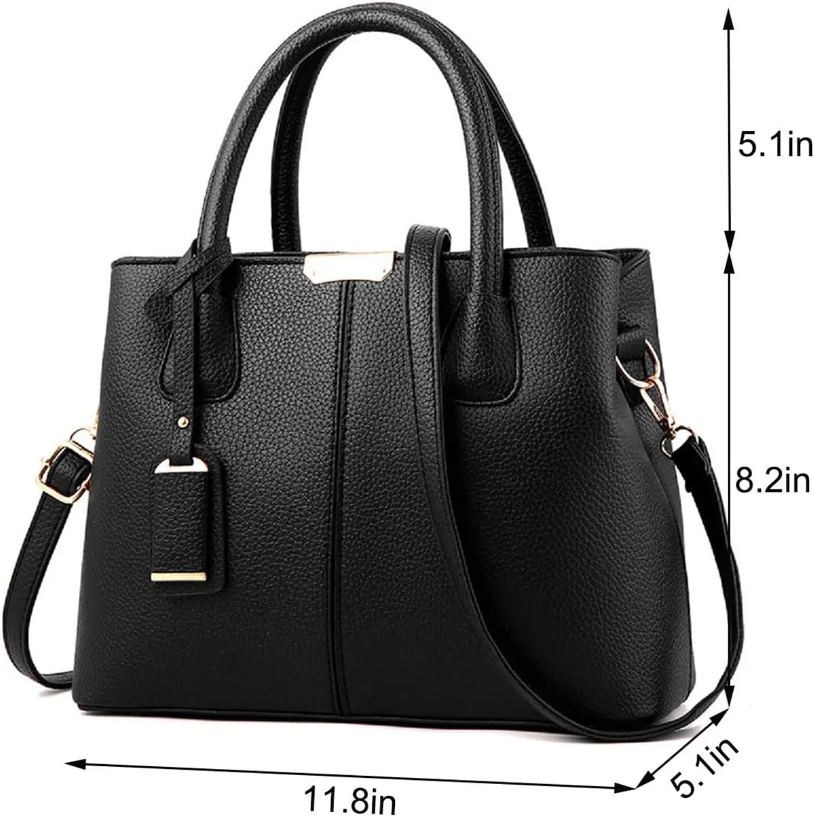 Womens Handbags and Purses Fashion Top Handle Satchel Tote PU Leather Shoulder Bags