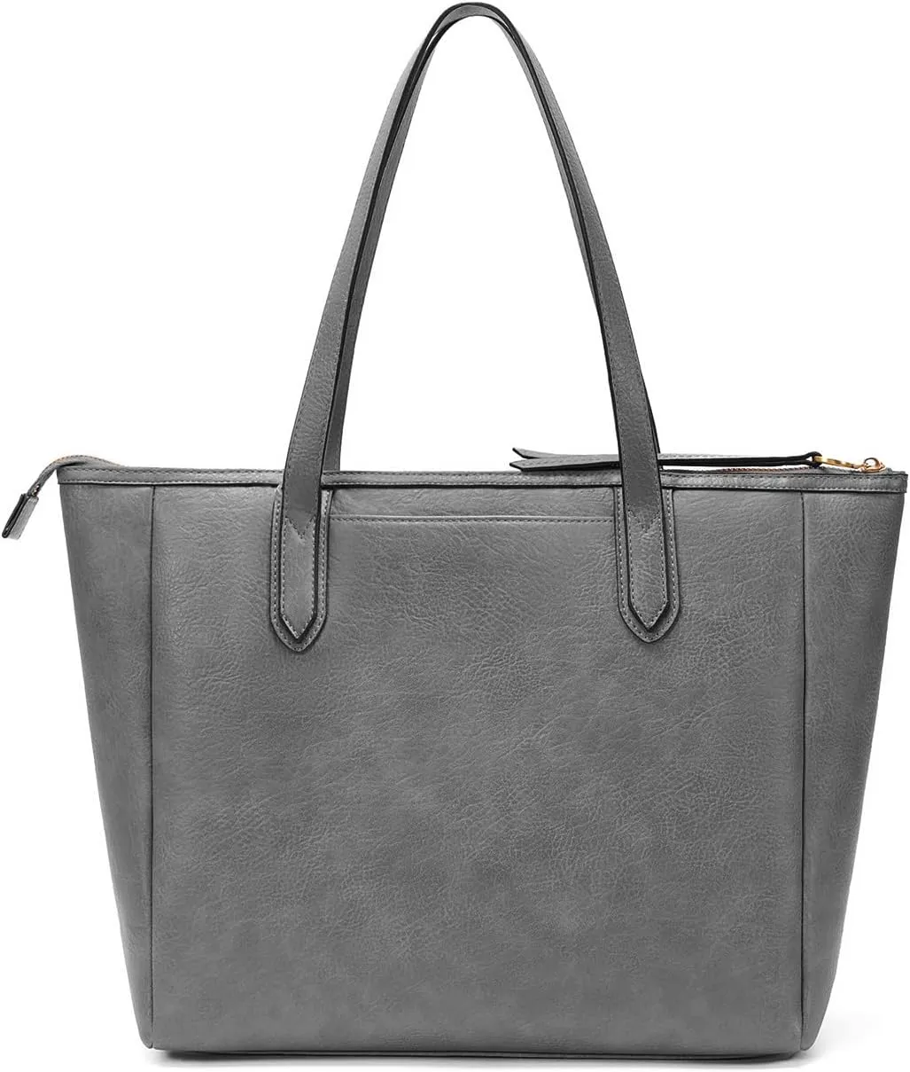 Women's Tote Bag Leather Handbag for Women 16L Large Capacity Travel Purses Ladies Shoulder Bags