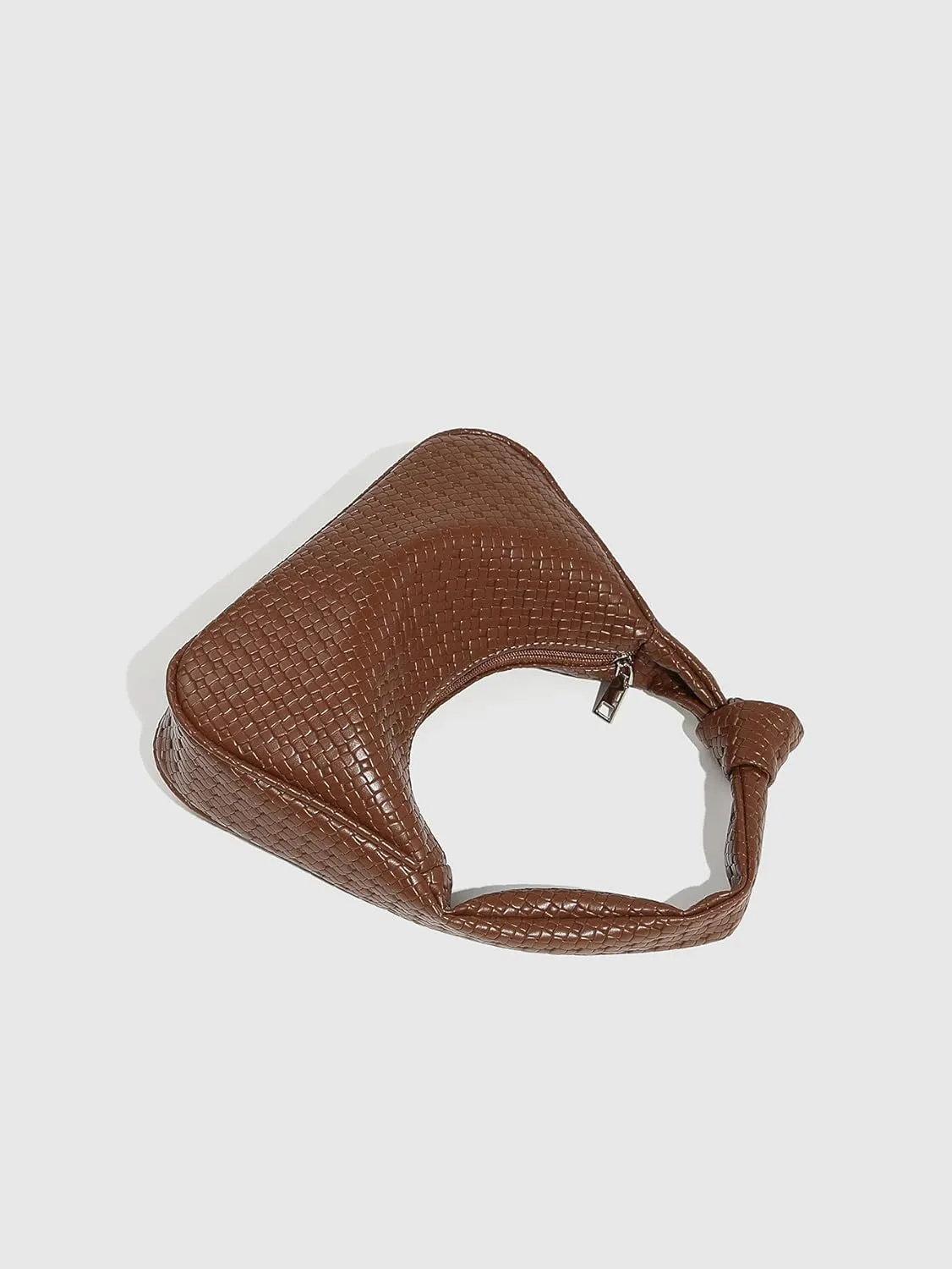 Women's Vintage Knot Handbags Zipper Hobo Shoulder Bags Elegant Purses