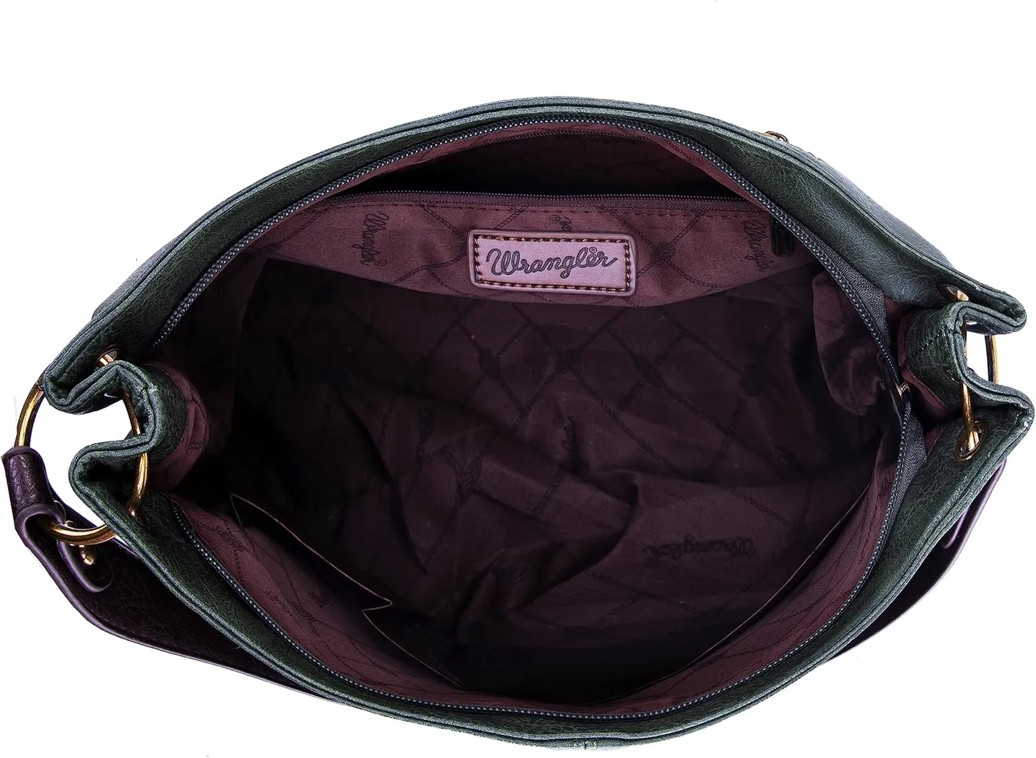 Wrangler Hobo Bags for Women Vegan Leather Top Handle Shoulder Purses and Handbags