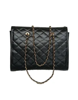 XL DIAMONDS Genuine Leather Shoulder Bag, Quilted Elegant Shopper Bag, Minimalist Office Bag, Iconic Black Shopping Bag, Eternal Fashion Bag (Mint)
