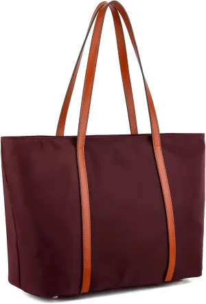 YALUXE Women's Nylon Tote Bags Large Capacity Shoulder Bags Work Handbags Purses